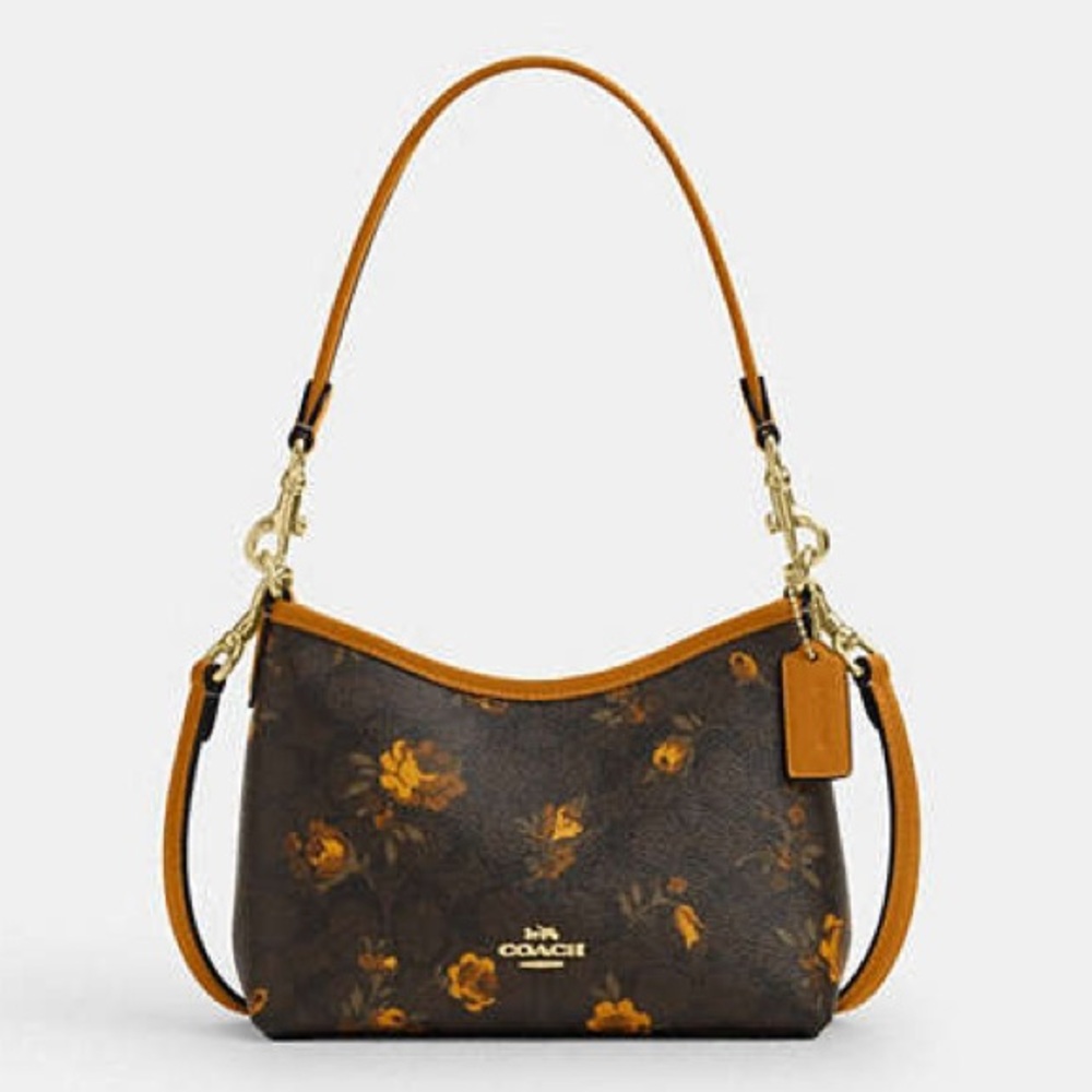Coach Small Laurel Shoulder Bag with Floral print